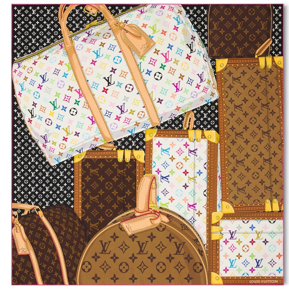 LV x TM Monogram Multicolor Collector Square 90